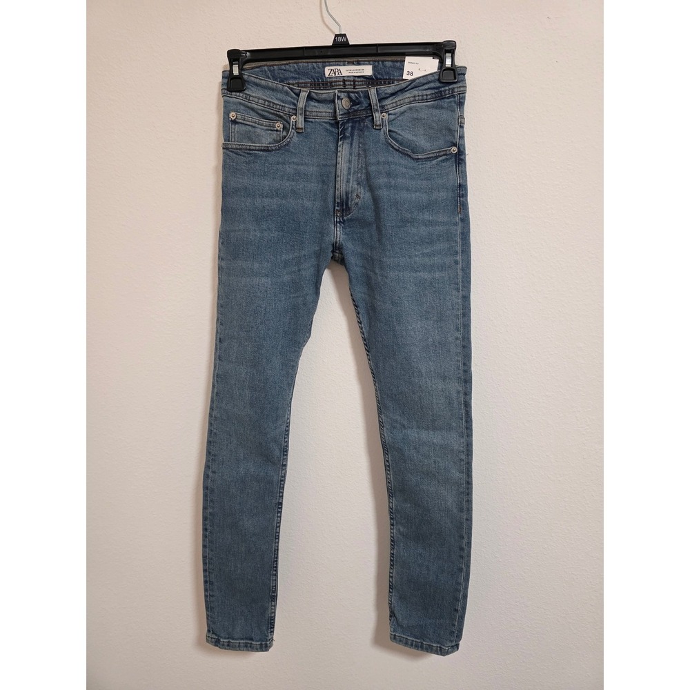 ZARA Women Blue Denim‎ Skinny Fit Jeans Size 30